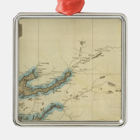 Nordinverness-Grafschaft Silbernes Ornament (Vorne)