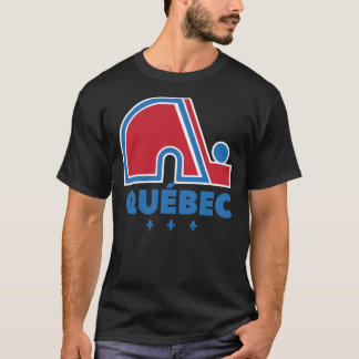 Nordiques Quebec Hockey Team Avalanche Vintag mit T-Shirt