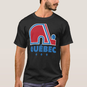 Nordiques Quebec Hockey Team Lawine Vintage weiß T-Shirt