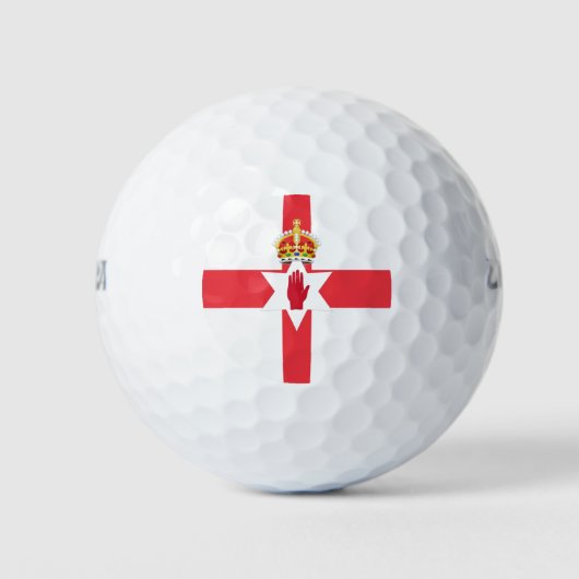 Nordirische Flagge Golf Balls Golfball (Vorderseite)