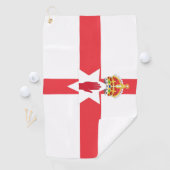 Nordirische Flagge Golf Tower Golfhandtuch (Insitu)