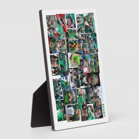 Nordirische Fußballfans   Fotoplatte (Seite)