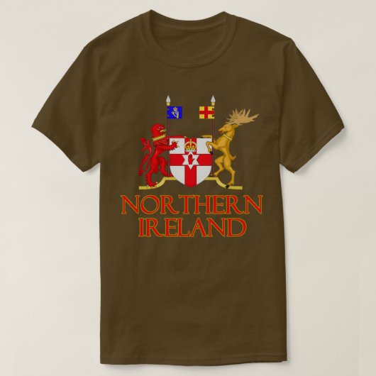 Nordirische Wappen T-Shirt (Design vorne)