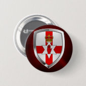 Nordirisches MetallEmblem Button (Vorne & Hinten)