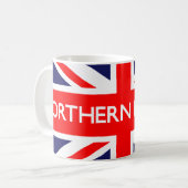 Nordirland: Britische Flagge Kaffeetasse (Vorderseite Links)