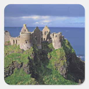 Nordirland, County Antrim, Dunluce Quadratischer Aufkleber