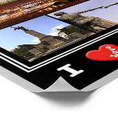 Nordirland - Derry - I Liebe - Poster (Ecke)