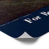 Nordirland, Eisenbahnzug an der Küste Poster (Ecke)