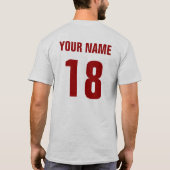 Nordirland - Eishockey-T - Shirt und Back Print (Rückseite)