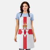 Nordirland flagge All-over-Print-Schürze Schürze (Getragen)