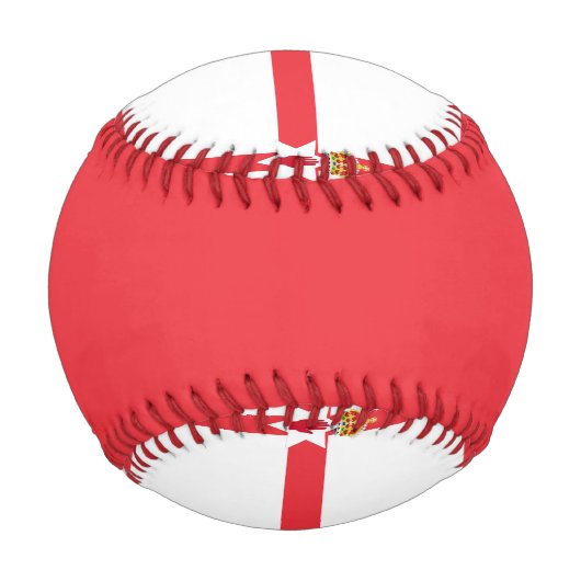 Nordirland-Flagge Baseball (Rückseite)