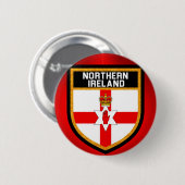 Nordirland-Flagge Button (Vorne & Hinten)