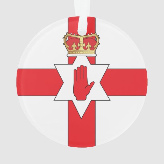 Nordirland-Flagge Ornament (Rückseite)