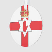 Nordirland-Flagge Ornament (Vorderseite)