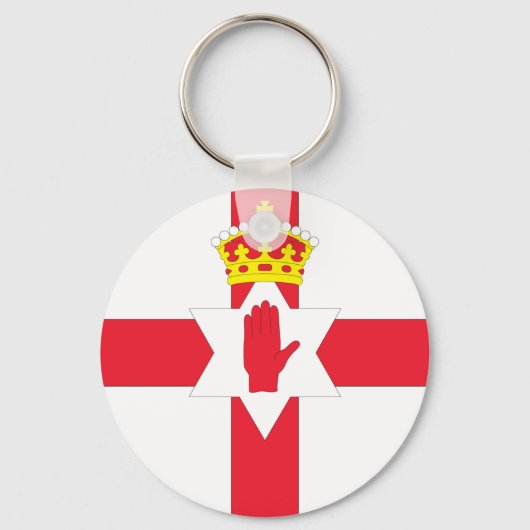 Nordirland-Flagge Schlüsselanhänger (Vorderseite)