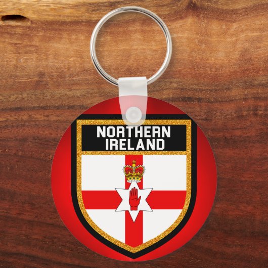 Nordirland-Flagge Schlüsselanhänger (Vorderseite)
