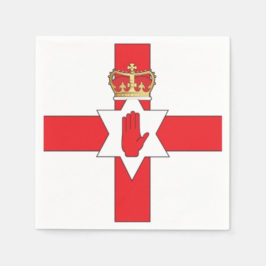 Nordirland-Flagge Serviette (Vorderseite)