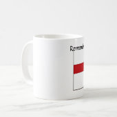 Nordirland-Flagge, Ulster, erinnern sich den an Kaffeetasse (Vorderseite Links)
