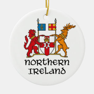 NORDIRLAND - Flagge/Wappen/Emblem/Symbol Keramikornament