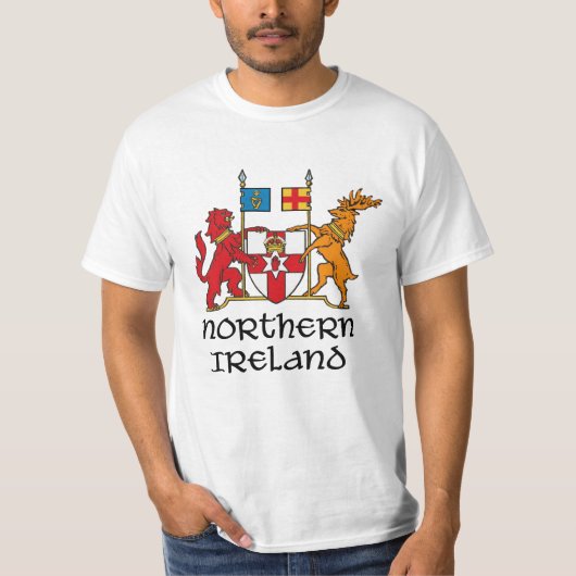 NORDIRLAND - Flagge/Wappen/Emblem/Symbol T-Shirt (Vorderseite)