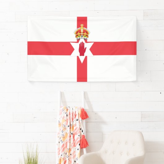 Nordirland-Flaggenbanner Banner (Insitu)