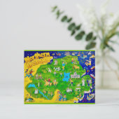 Nordirland Fun Karte Postkarte (Stehend Vorderseite)