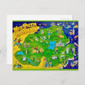 Nordirland Fun Karte Postkarte (Vorne/Hinten)