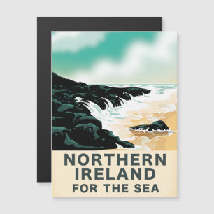 Nordirland für das Meer Magnetkarte