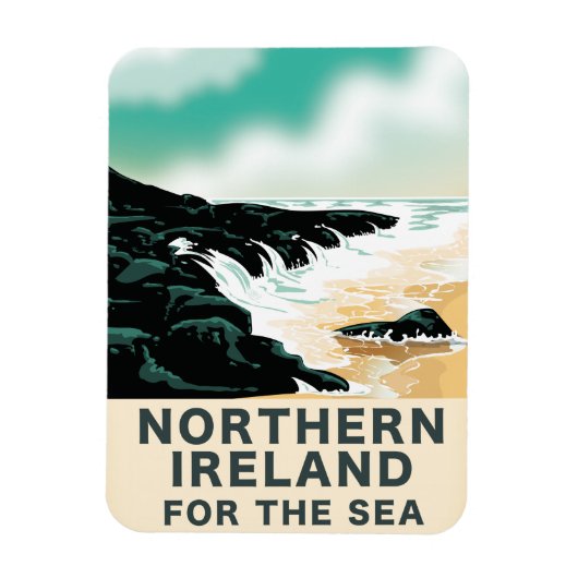 Nordirland für den Seeverkehr Magnet (Vertikal)