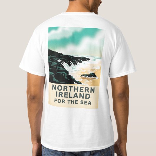 Nordirland für den Seeverkehr T-Shirt (Rückseite)