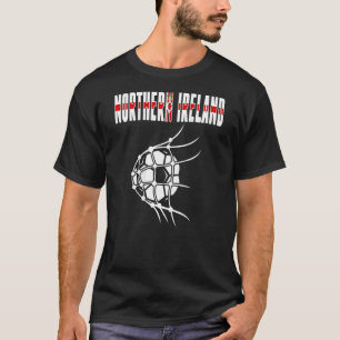 Nordirland Fußball im nordirischen Netz T-Shirt