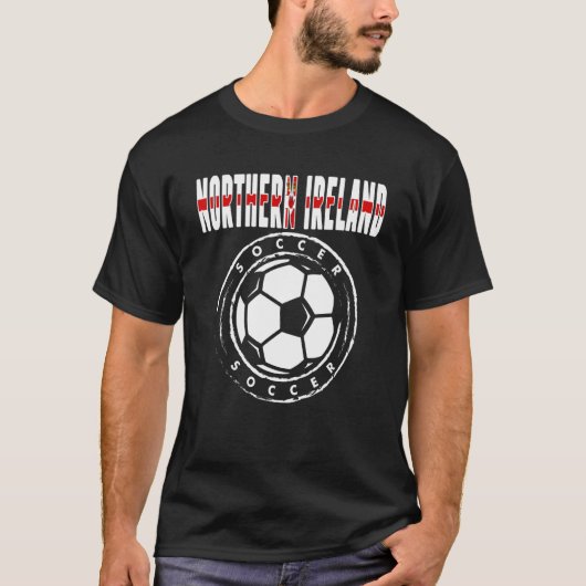 Nordirland Fußball liebt Nordirland T-Shirt (Vorderseite)