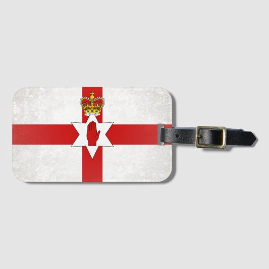 Nordirland Gepäckanhänger (Vorderseite (Horizontal))