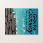 Nordirland Giants Causeway Reiseplakat Puzzle (Horizontal)