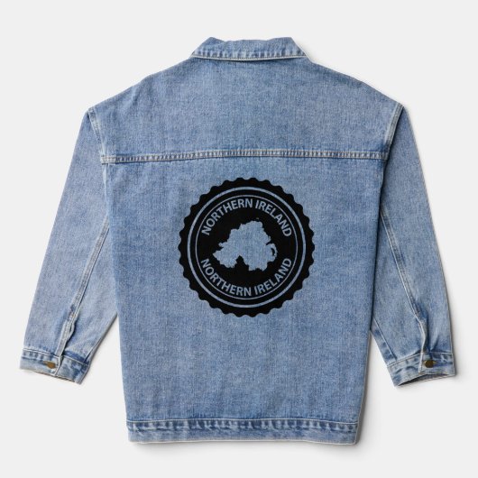 Nordirland Jeansjacke (Rückseite)