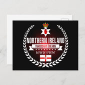 Nordirland Postkarte (Vorne/Hinten)