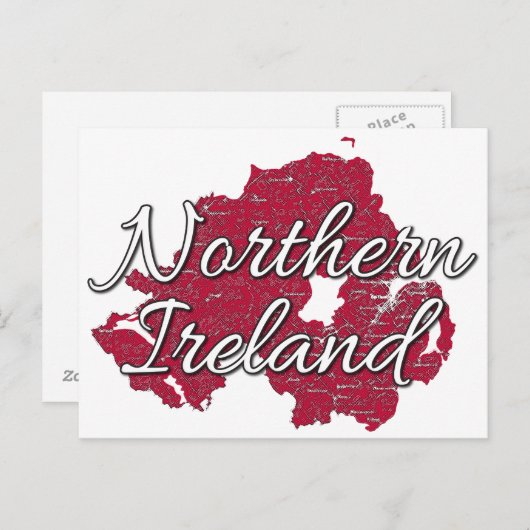 Nordirland Postkarte (Vorne/Hinten)