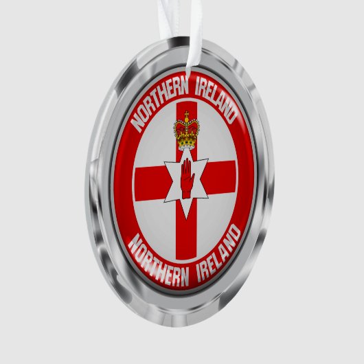 Nordirland-Runde Ornament (Vorderseite)
