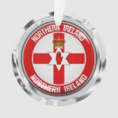 Nordirland-Runde Ornament (Vorderseite)