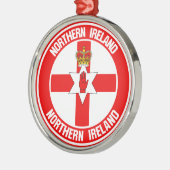 Nordirland-Runde Ornament Aus Metall (Links)