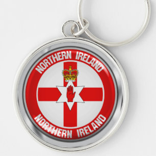 Nordirland-Runde Schlüsselanhänger