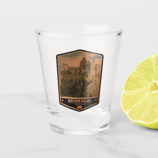 Nordirland Schnapsglas (Vorderseite)