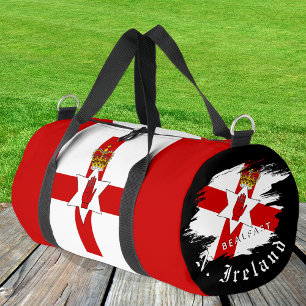 Nordirland-Tasche, Belfast, Reise, Irische Flagge Duffle Bag