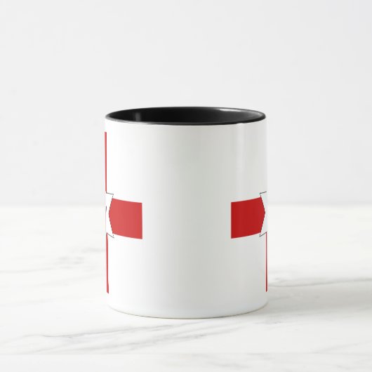 Nordirland-Tasse - Stern u. Hand auf Kreuz Tasse (Zentrum)