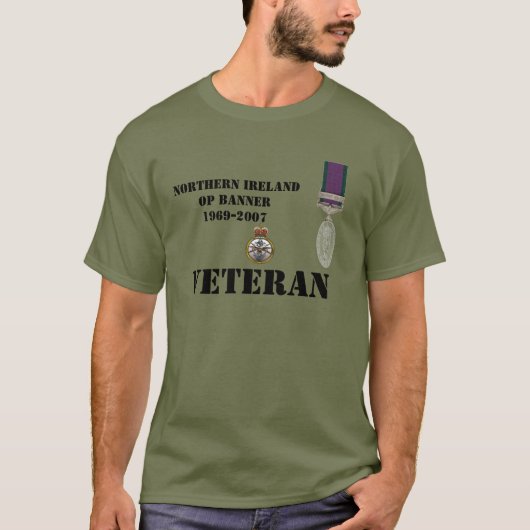 Nordirland-Veteranen-T - Shirt (Vorderseite)