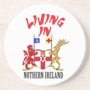 Nordirland - Wappen Getränkeuntersetzer