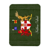 Nordirland-Wappen Magnet (Vertikal)