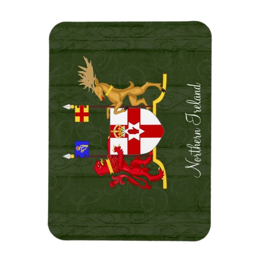 Nordirland-Wappen Magnet (Vertikal)