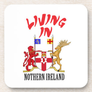 Nordirland - Wappen Untersetzer