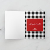 Nordische Bäume und Karierte Weihnachten (Innenseite)